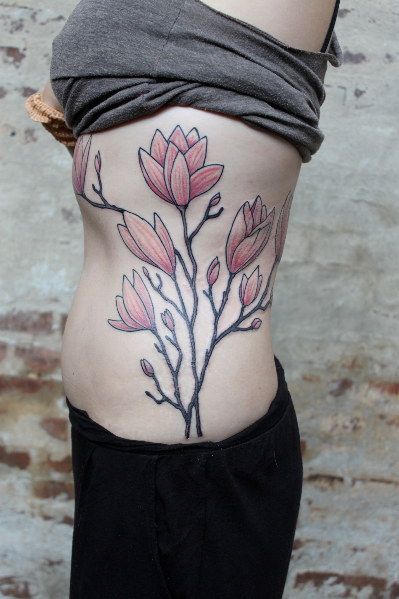 Magnolia tattoos by Karen Glass!! | Eight of Swords Tattoo